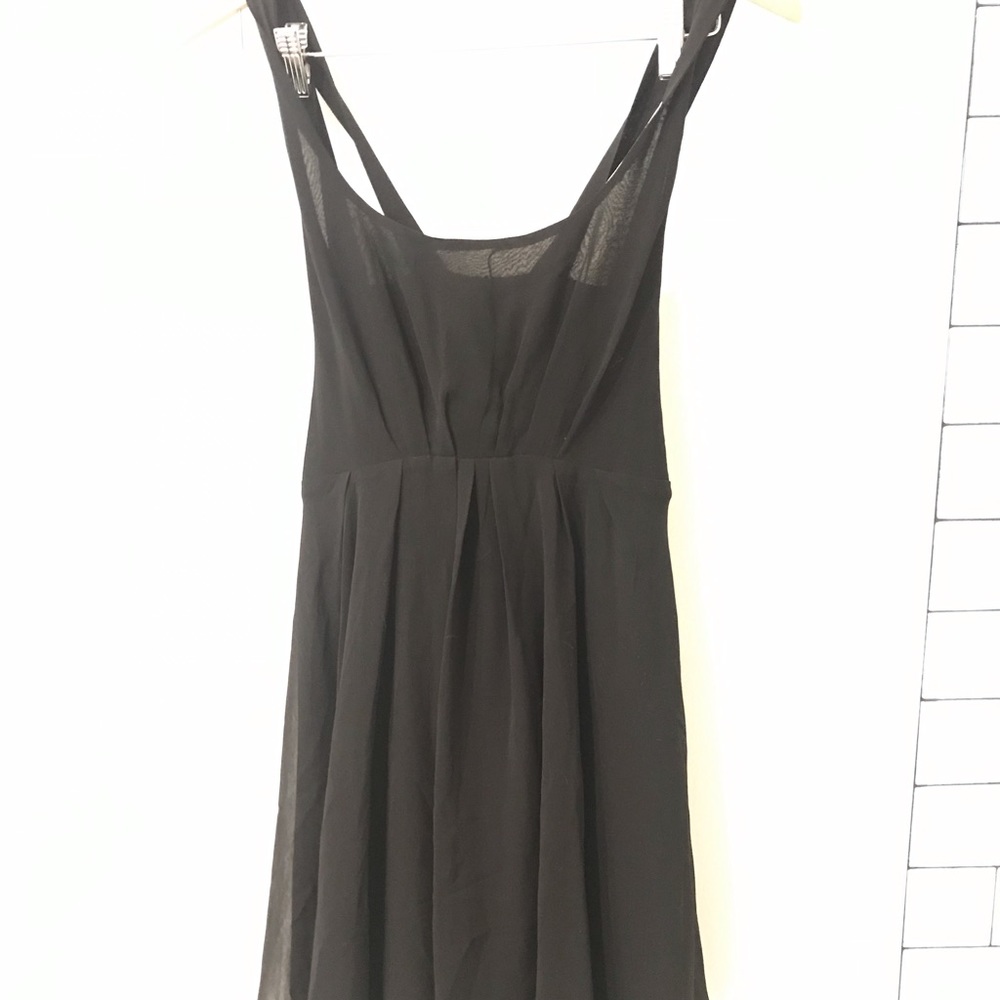 Maude Black Chiffon Dress